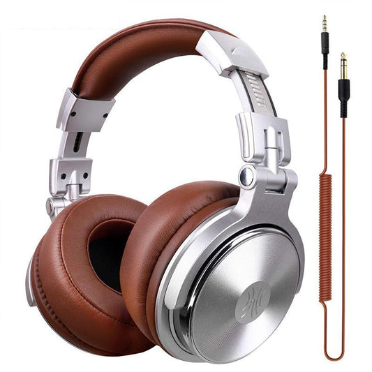 Studio Professional DJ Headphones Dynamic Stereo DJ Headphone With Microphone HIFI Wired Headset Monitoring For Music Phone