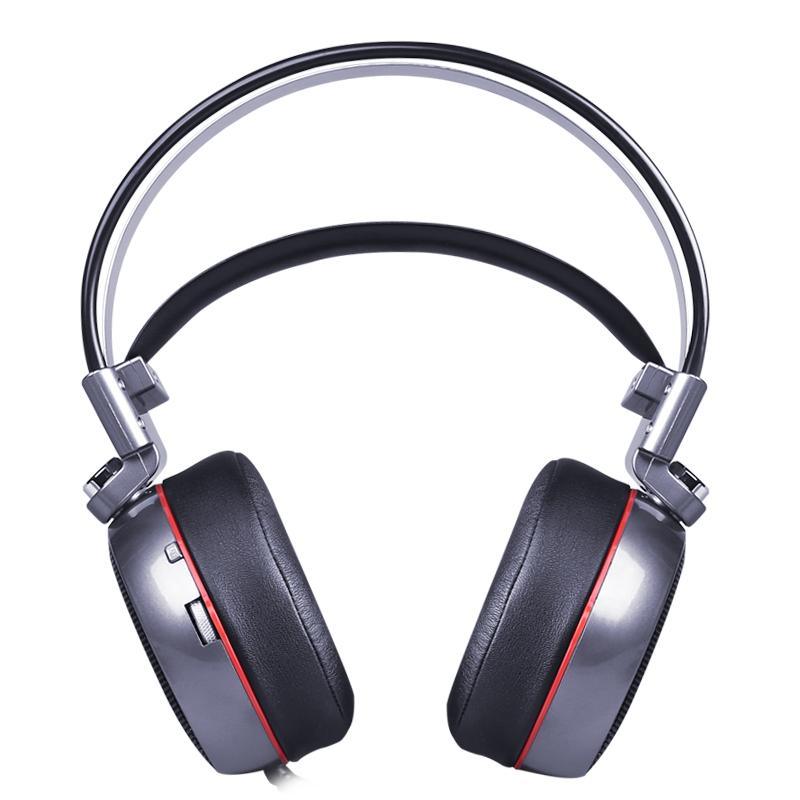 Luxury Professional Studio Gaming PC Headphones With LED Lights In Modern Luxury Metal Design For Gamers and DJ