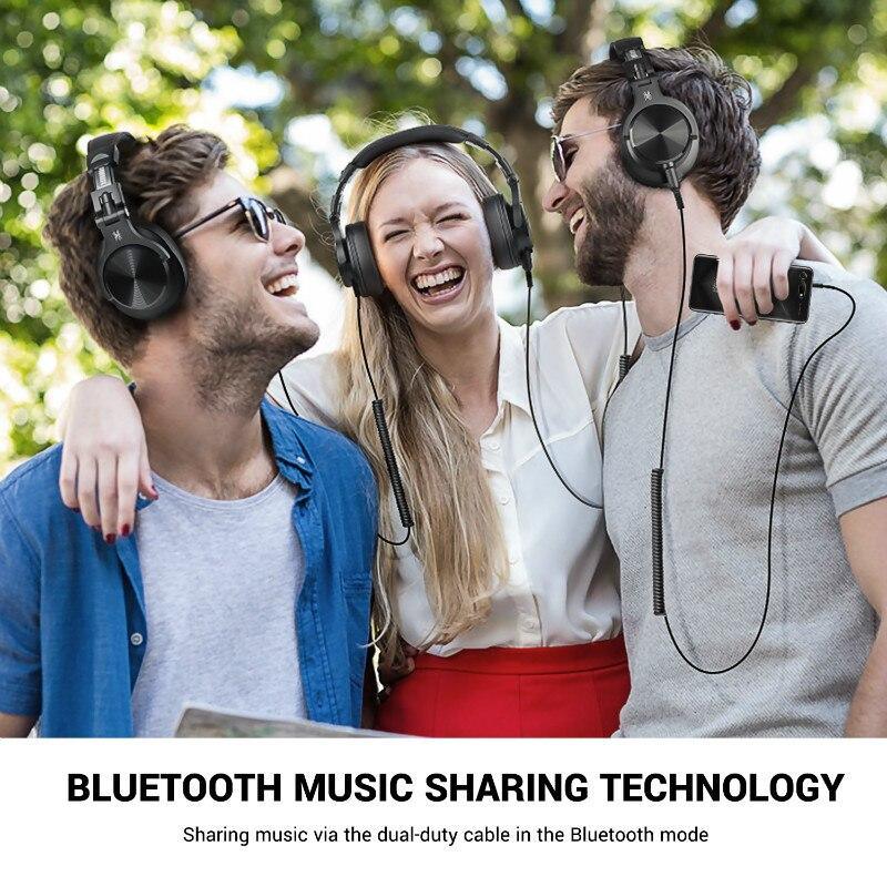 Modern Professional Bluetooth STEVVEX Headphones Stereo Over Ear Wireless Headset Professional Recording Studio Monitor Headphones