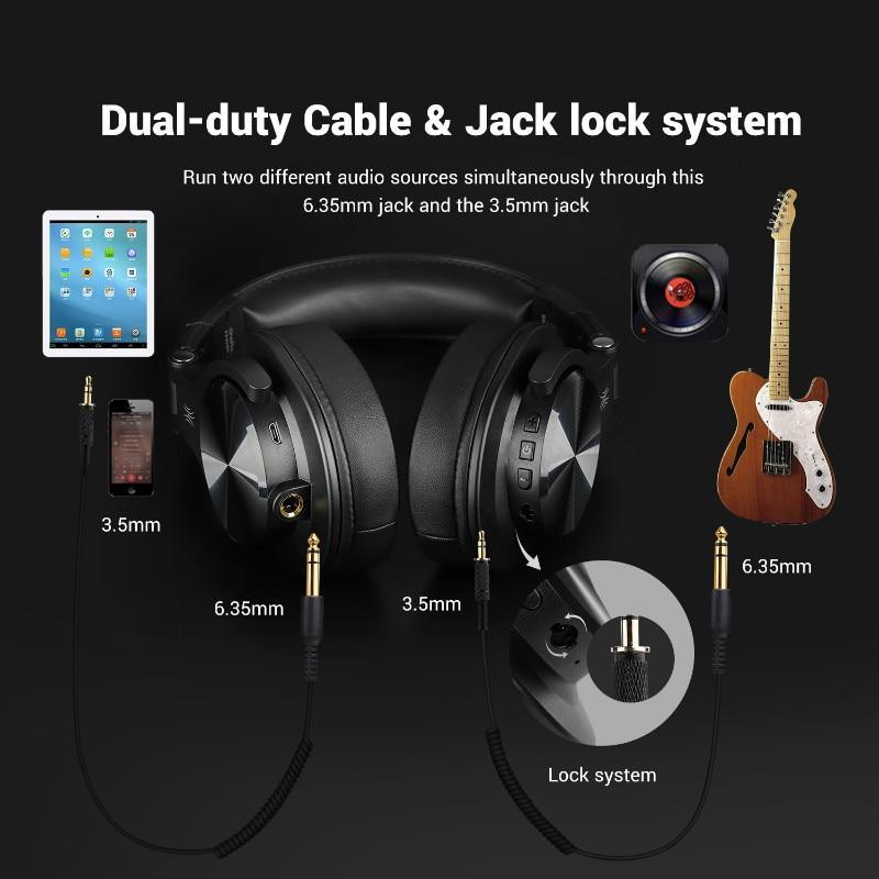 Modern Professional Bluetooth STEVVEX Headphones Stereo Over Ear Wireless Headset Professional Recording Studio Monitor Headphones