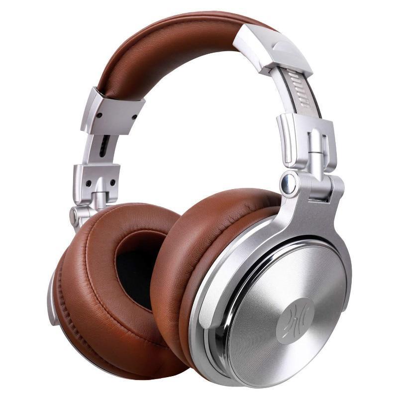 Studio Professional DJ Headphones Dynamic Stereo DJ Headphone With Microphone HIFI Wired Headset Monitoring For Music Phone